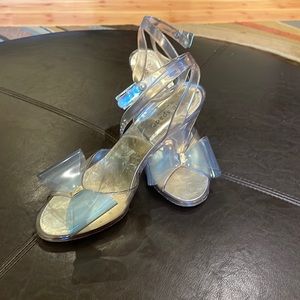 REDUCED!  UNIQUE - Kate Spade with Lucite Heel - made in Italy